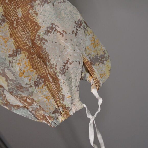 Artizia Wilfred Talence Off Shoulder Pleated Blouse Sz XXS - Picture 4 of 7